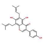 5,7-Dihydroxy-3-(4-hydroxyphenyl)-6,8-bis(3-methylbut-2-en-1-yl)-4H-chromen-4-one