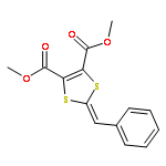 1,3-DITHIOLE-4,5-DICARBOXYLIC ACID, 2-(PHENYLMETHYLENE)-, DIMETHYL ESTER