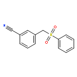 3-[(phenylsulfonyl)methyl]benzonitrile