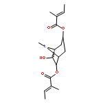 (1R)-7-hydroxy-8-methyl-8-azabicyclo[3.2.1]octane-3,6-diyl (2E,2'E)bis(2-methylbut-2-enoate)