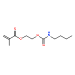 2-Propenoic acid,2-methyl-, 2-[[(butylamino)carbonyl]oxy]ethyl ester