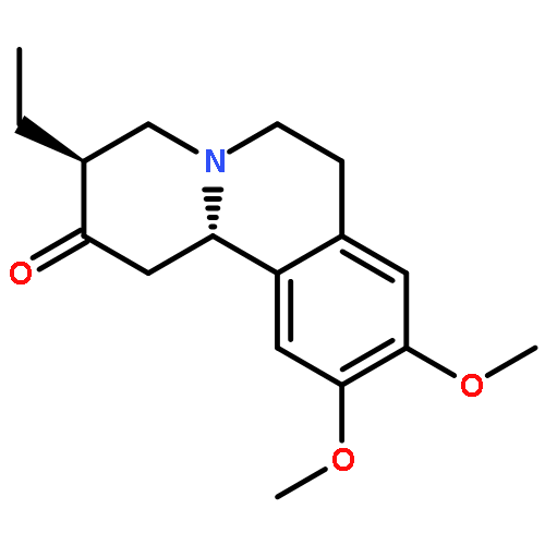 2H-Benzo[a]quinolizin-2-one,3-ethyl-1,3,4,6,7,11b-hexahydro-9,10-dimethoxy-, (3R,11bR)-rel-