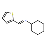 CYCLOHEXANAMINE, N-(2-THIENYLMETHYLENE)-