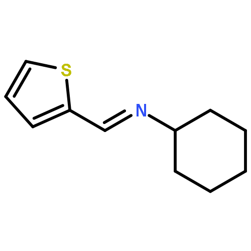 CYCLOHEXANAMINE, N-(2-THIENYLMETHYLENE)-