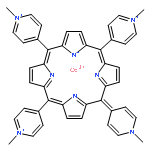 Cobalt(5+),[[4,4',4'',4'''-(21H,23H-porphine-5,10,15,20-tetrayl-kN21,kN22,kN23,kN24)tetrakis[1-methylpyridiniumato]](2-)]-,(SP-4-1)-