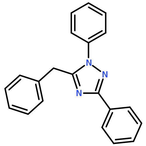 1H-1,2,4-Triazole, 1,3-diphenyl-5-(phenylmethyl)-