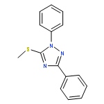 1H-1,2,4-Triazole, 5-(methylthio)-1,3-diphenyl-