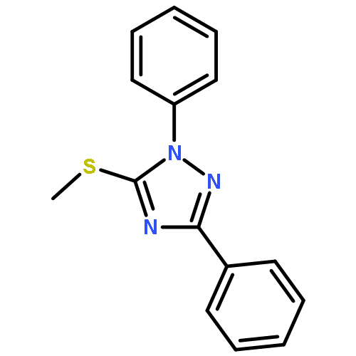 1H-1,2,4-Triazole, 5-(methylthio)-1,3-diphenyl-