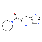 PIPERIDINE, 1-[(2S)-2-AMINO-3-(1H-IMIDAZOL-4-YL)-1-OXOPROPYL]-