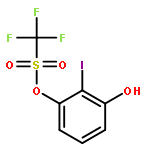 Methanesulfonic acid, trifluoro-, 3-hydroxy-2-iodophenyl ester