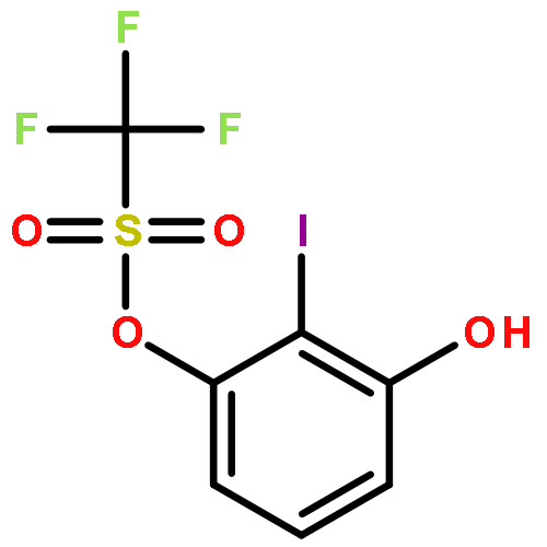 Methanesulfonic acid, trifluoro-, 3-hydroxy-2-iodophenyl ester