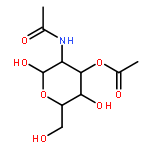 2-Acetamido-3-O-acetyl-2-deoxy-D-glucopyranose