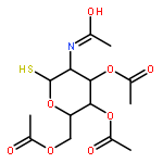 [(2R,3S,4R,5R,6S)-5-acetamido-3,4-diacetyloxy-6-sulfanyloxan-2-yl]methyl acetate