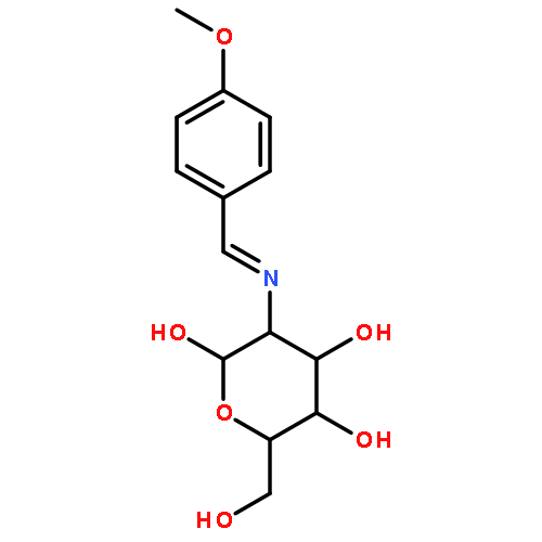 (3r,4r,5s,6r)-6-(hydroxymethyl)-3-[(4-methoxyphenyl)methylideneamino]oxane-2,4,5-triol