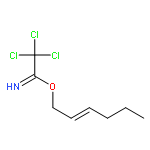 Ethanimidic acid, 2,2,2-trichloro-, (2E)-2-hexenyl ester