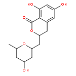 6,8-dihydroxy-3-[(4-hydroxy-6-methyltetrahydro-2H-pyran-2-yl)methyl]-3,4-dihydro-1H-isochromen-1-one