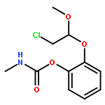 Phenol,2-(2-chloro-1-methoxyethoxy)-, 1-(N-methylcarbamate)