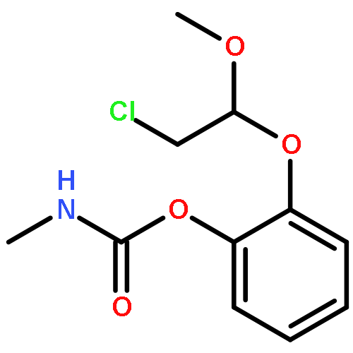 Phenol,2-(2-chloro-1-methoxyethoxy)-, 1-(N-methylcarbamate)