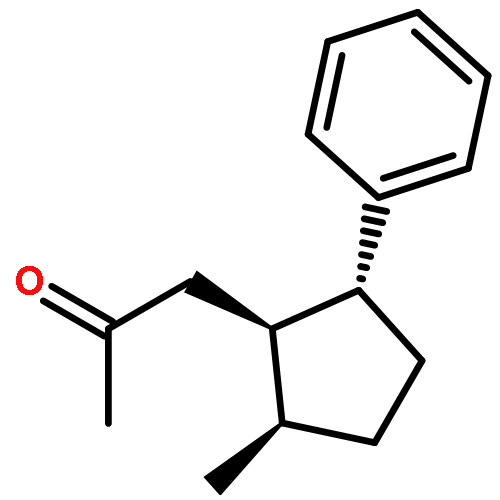 2-Propanone, 1-[(1R,2R,5R)-2-methyl-5-phenylcyclopentyl]-, rel-