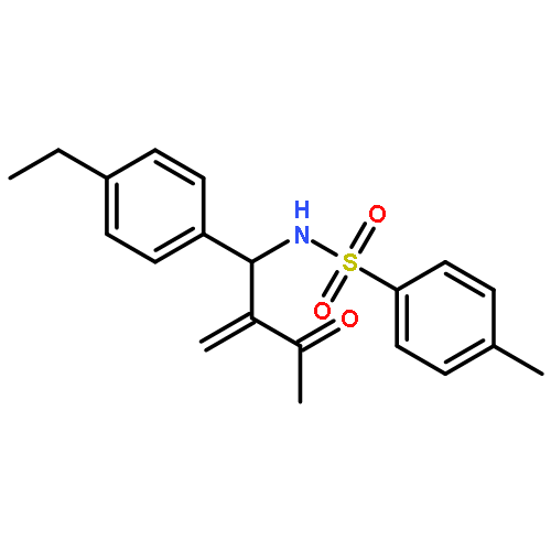 Benzenesulfonamide,N-[(1R)-1-(4-ethylphenyl)-2-methylene-3-oxobutyl]-4-methyl-