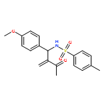 Benzenesulfonamide,N-[(1R)-1-(4-methoxyphenyl)-2-methylene-3-oxobutyl]-4-methyl-