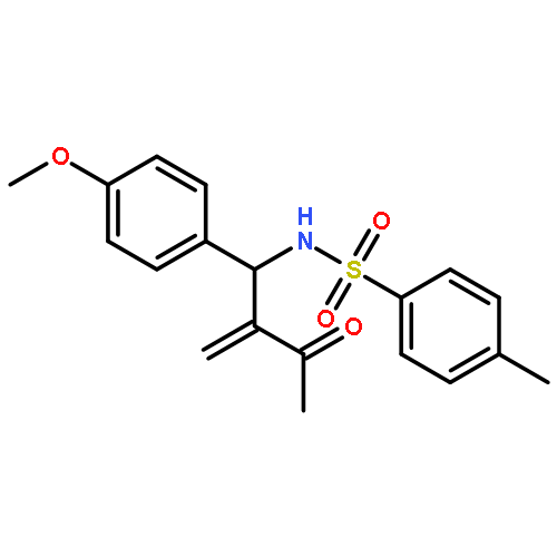 Benzenesulfonamide,N-[(1R)-1-(4-methoxyphenyl)-2-methylene-3-oxobutyl]-4-methyl-