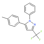 1H-Pyrazole, 5-(4-methylphenyl)-1-phenyl-3-(trifluoromethyl)-