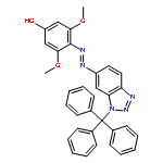 PHENOL, 3,5-DIMETHOXY-4-[[1-(TRIPHENYLMETHYL)-1H-BENZOTRIAZOL-6-YL]AZO]-