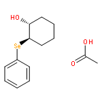 Cyclohexanol, 2-(phenylseleno)-, acetate, (1R,2R)-rel-