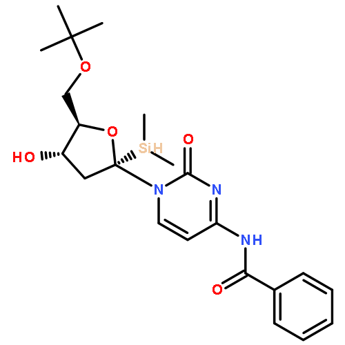 Cytidine,N-benzoyl-2'-deoxy-5'-O-[(1,1-dimethylethyl)dimethylsilyl]- (9CI)