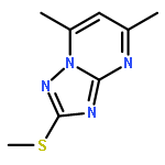 [1,2,4]Triazolo[1,5-a]pyrimidine, 5,7-dimethyl-2-(methylthio)-