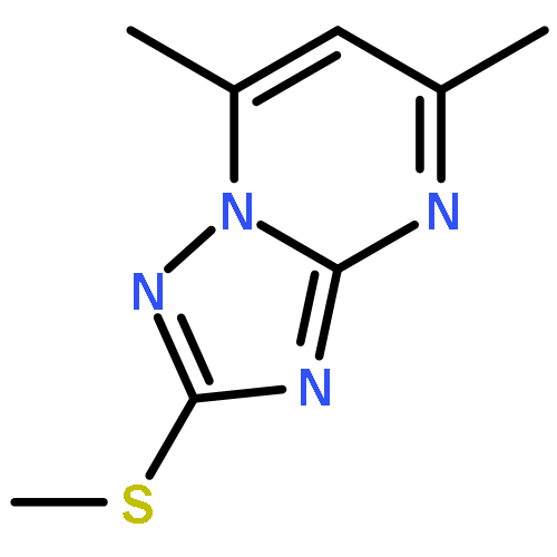 [1,2,4]Triazolo[1,5-a]pyrimidine, 5,7-dimethyl-2-(methylthio)-