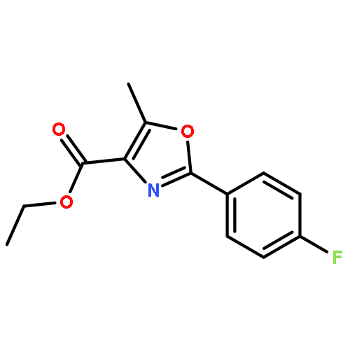 4-Oxazolecarboxylic acid, 2-(4-fluorophenyl)-5-methyl-, ethyl ester