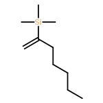 Silane, trimethyl(1-methylenehexyl)-