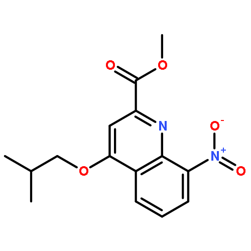 METHYL 4-(2-METHYLPROPOXY)-8-NITROQUINOLINE-2-CARBOXYLATE