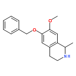 6-(benzyloxy)-7-methoxy-1-methyl-1,2,3,4-tetrahydroisoquinoline