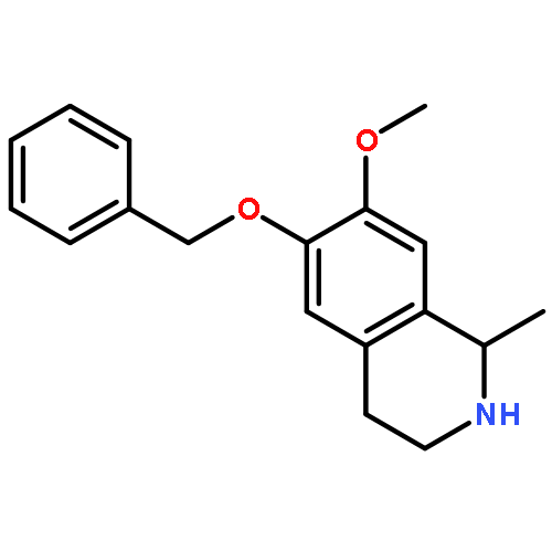 6-(benzyloxy)-7-methoxy-1-methyl-1,2,3,4-tetrahydroisoquinoline