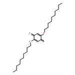 2,5-Cyclohexadiene-1,4-dione, 2,5-bis(decyloxy)-