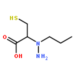 2-(1-propylhydrazinyl)-3-sulfanylpropanoic acid