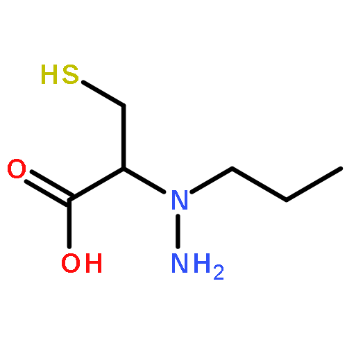 2-(1-propylhydrazinyl)-3-sulfanylpropanoic acid