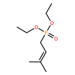 Phosphonic acid, (3-methyl-2-butenyl)-, diethyl ester