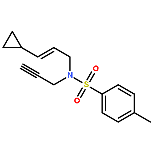 Benzenesulfonamide,N-[(2E)-3-cyclopropyl-2-propenyl]-4-methyl-N-2-propynyl-