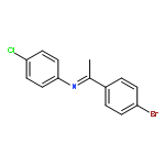 Benzenamine, N-[1-(4-bromophenyl)ethylidene]-4-chloro-