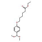 HEXANOIC ACID, 6-[4-(DIMETHOXYMETHYL)PHENOXY]-, ETHYL ESTER