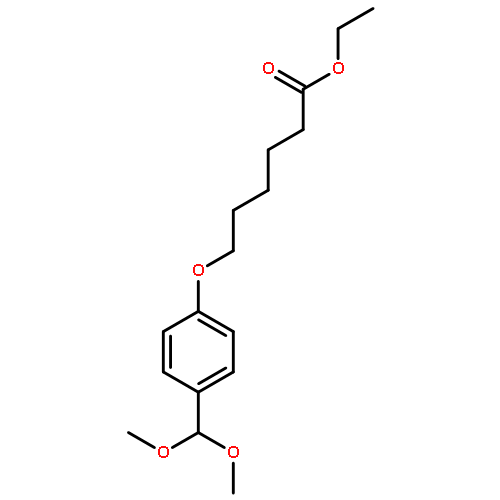 HEXANOIC ACID, 6-[4-(DIMETHOXYMETHYL)PHENOXY]-, ETHYL ESTER