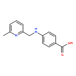 BENZOIC ACID, 4-[[(6-METHYL-2-PYRIDINYL)METHYL]AMINO]-