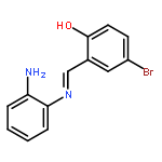 PHENOL, 2-[[(2-AMINOPHENYL)IMINO]METHYL]-4-BROMO-