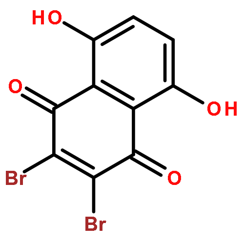 1,4-NAPHTHALENEDIONE, 2,3-DIBROMO-5,8-DIHYDROXY-