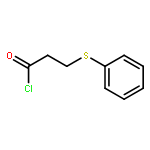 Propanoyl chloride, 3-(phenylthio)-