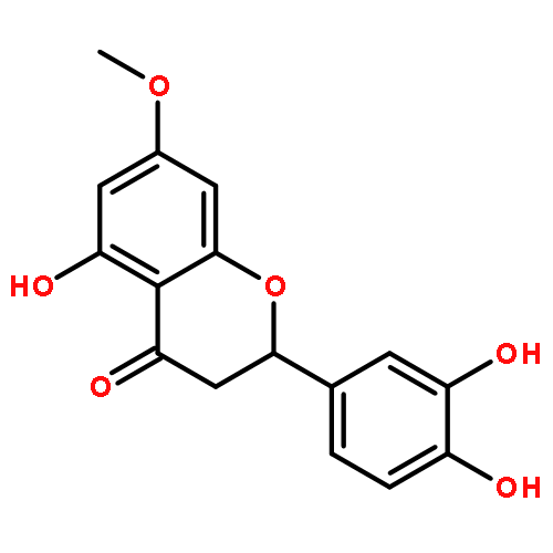 (2S)-2-(3,4-dihydroxyphenyl)-5-hydroxy-7-methoxy-2,3-dihydro-4H-chromen-4-one